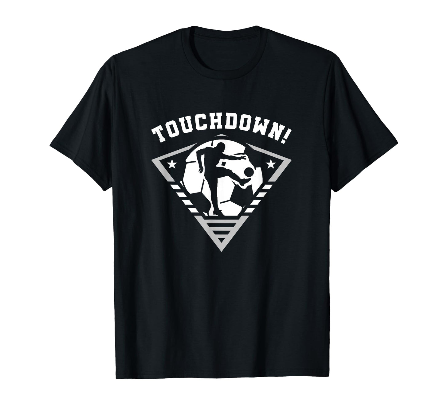 Touchdown! Soccer Striker Kicking A Goal Homer Sports Fan T-Shirt