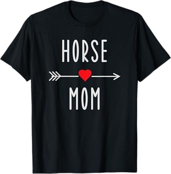 Horse Mom Funny Equestrian Barn Mama Gift Horse Lovers T-Shirt