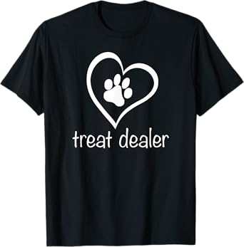 Dog Treat Dealer Funny Humor Dog Owner Dog Treats Dog T-Shirt