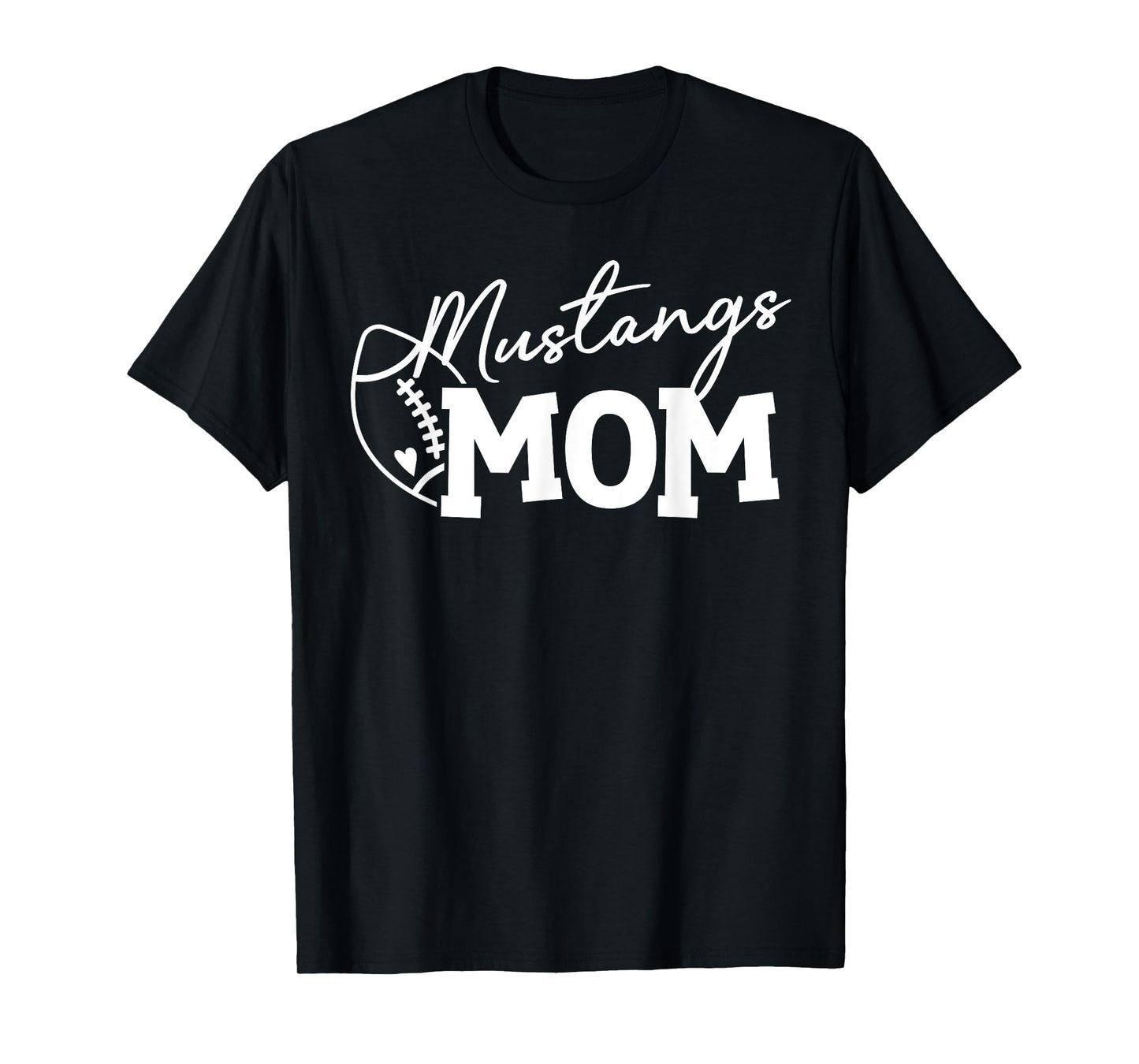 Mustangs Football Mom Gift for Her T-Shirt