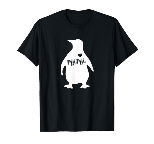 Mama Penguin Shirt - Cute Mothers Day Gift For Mom T-Shirt