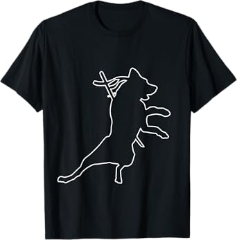 Ninja Dog with Katana Funny Pet Owner Dog Lover T-Shirt