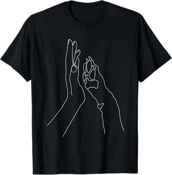 Paw Human Hand Dog Lovers Dog Owners T-Shirt
