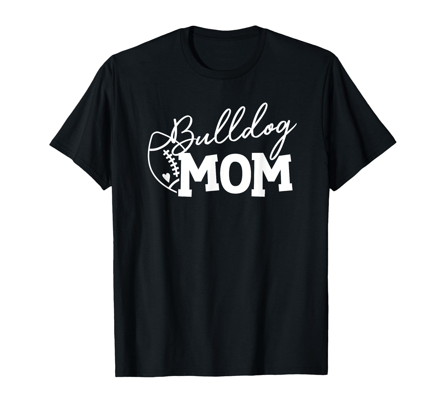 Bulldog Football Mom T-Shirt