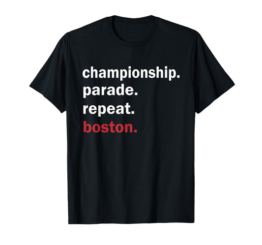 Championship Parade Apparel Boston Celtics Unisex-Youth T-Shirt Black Small Modern Fun Tee