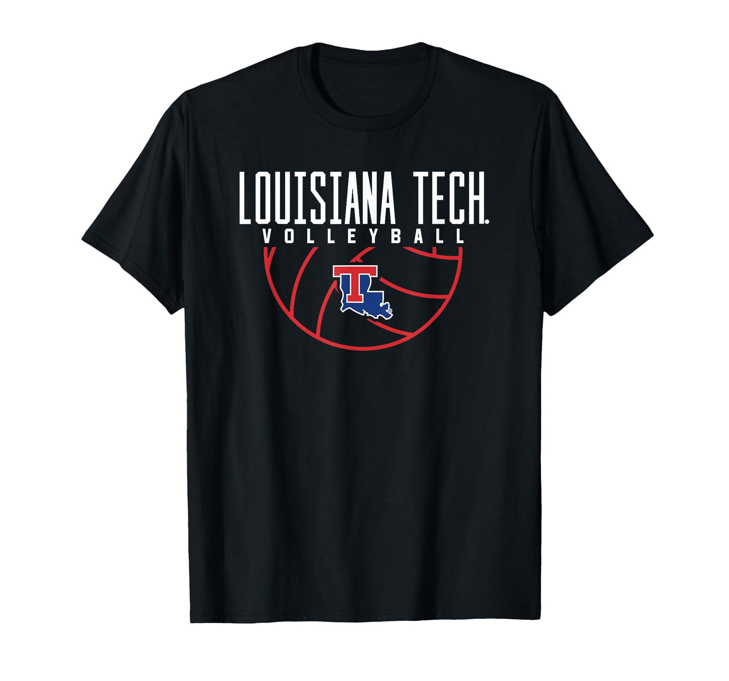 Louisiana Tech Bulldogs Volleyball Arch T-Shirt