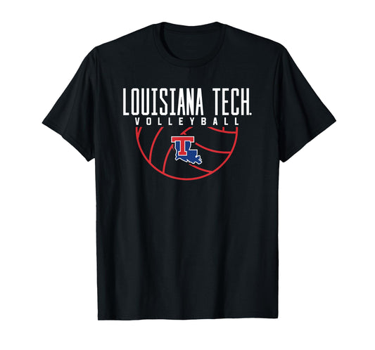 Louisiana Tech Bulldogs Volleyball Arch T-Shirt