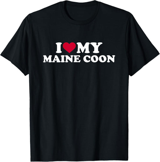 I love my maine coon cat T-Shirt
