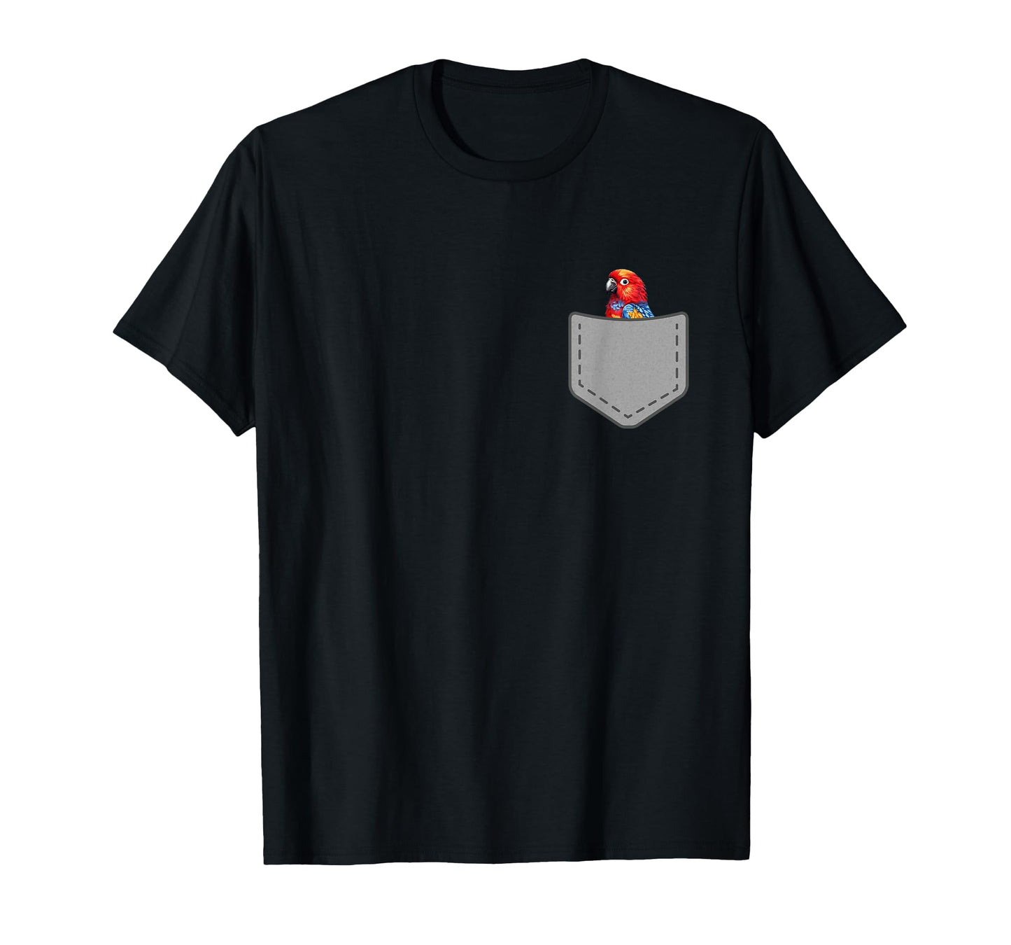 Funny Rosella Bird In Your Pocket T-Shirt