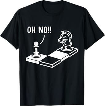 Oh No Springer Funny Chess Player Gift Chess T-Shirt