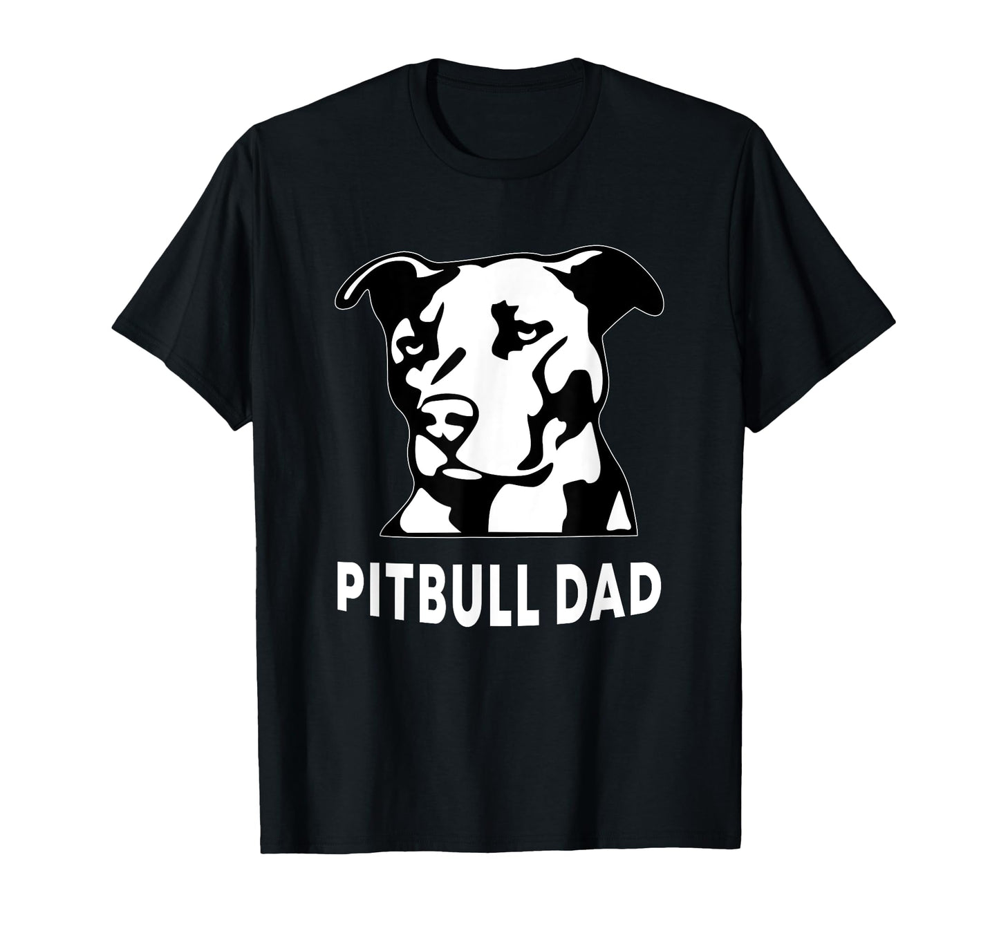 Mens Proud Pitbull Dad Men's Pit Bull Dog Shirt T-Shirt