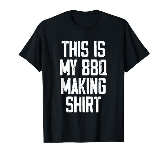 Meat Smoker Smoking Meat Grilling Barbecue Lover BBQ Party T-Shirt