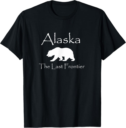 Alaskan Souvenir Bears Alaska Last Frontier Grizzly Bear T-Shirt