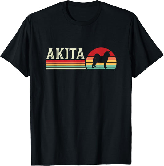 Retro Akita Japanese Dog Akita Inu Owner T-Shirt