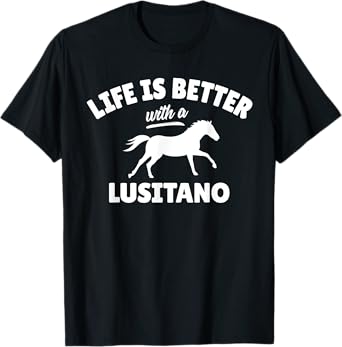 Lusitano Rider T-Shirt Equestrian Horse-Riding Gift T-Shirt