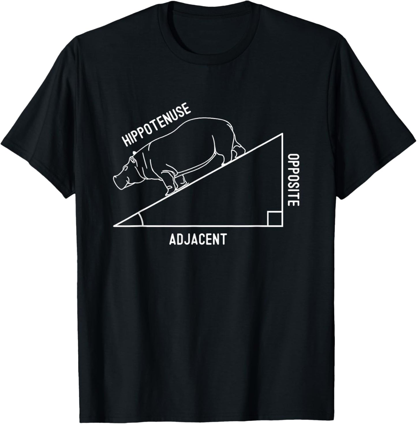 Hippotenuse - Funny Math Humor Hypotenuse Teacher Joke Men Women Girls Kids T-Shirt
