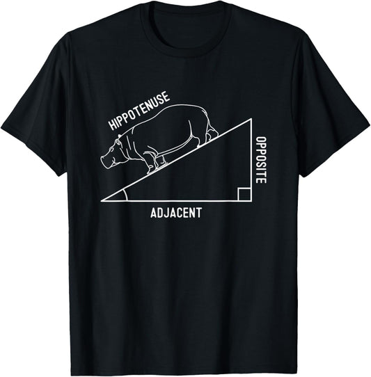 Hippotenuse - Funny Math Humor Hypotenuse Teacher Joke Men Women Girls Kids T-Shirt