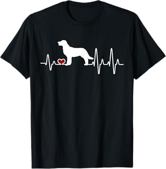 Golden Retriever Dog Heartbeat Pulse T-Shirt Men Women Kids T-Shirt