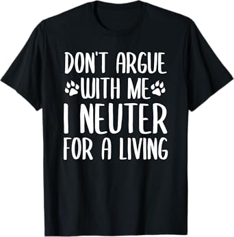 Funny Veterinarian Art Men Women Vet Tech Assistant Doctors T-Shirt