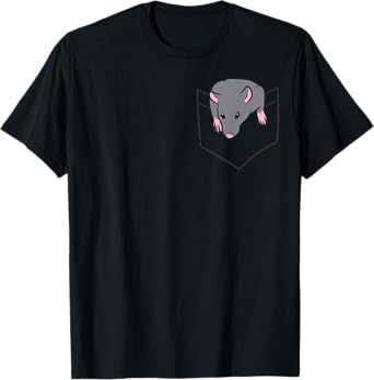 Rat Lover Rat In a Pocket T-Shirt