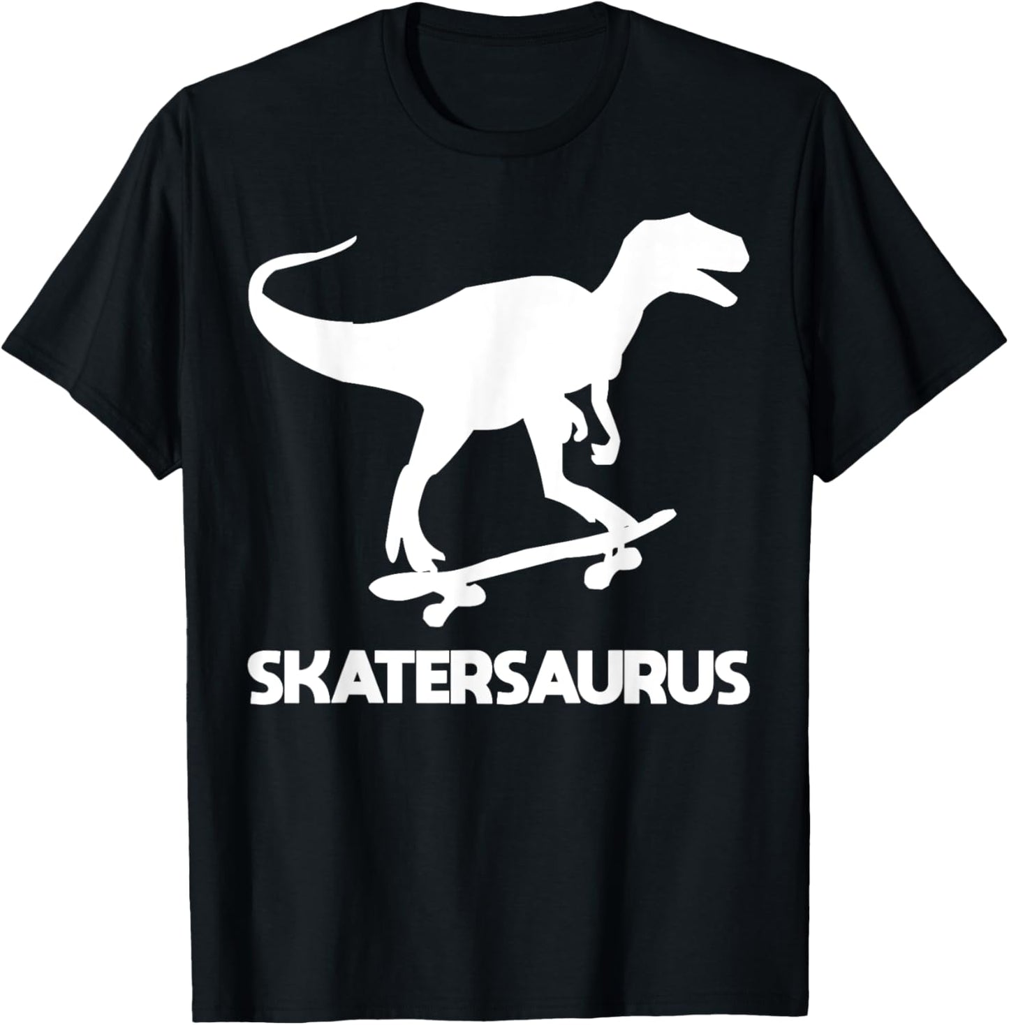 Dinosaurs Skate On Skateboard Shirt Skateboarding T-Rex Tee T-Shirt