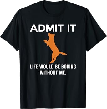 Fox Red Lab Funny Admit Labrador Retriever Dog Mom Men Women T-Shirt