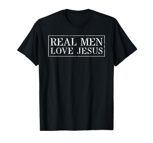 Christian T Shirt For Men: Real Men Love Jesus T-Shirt