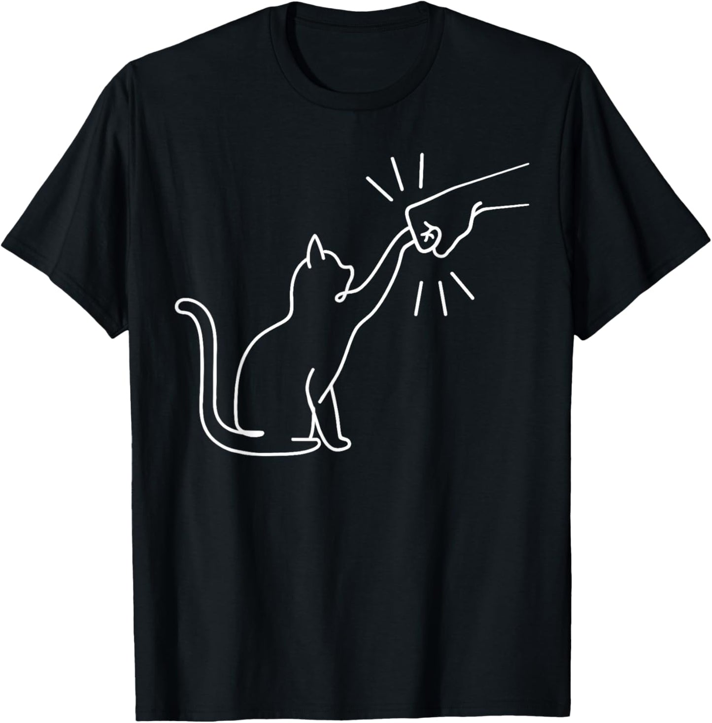 Cute Pet Paw I Love My Cat Best Friend Fist Bump Paw Cat T-Shirt