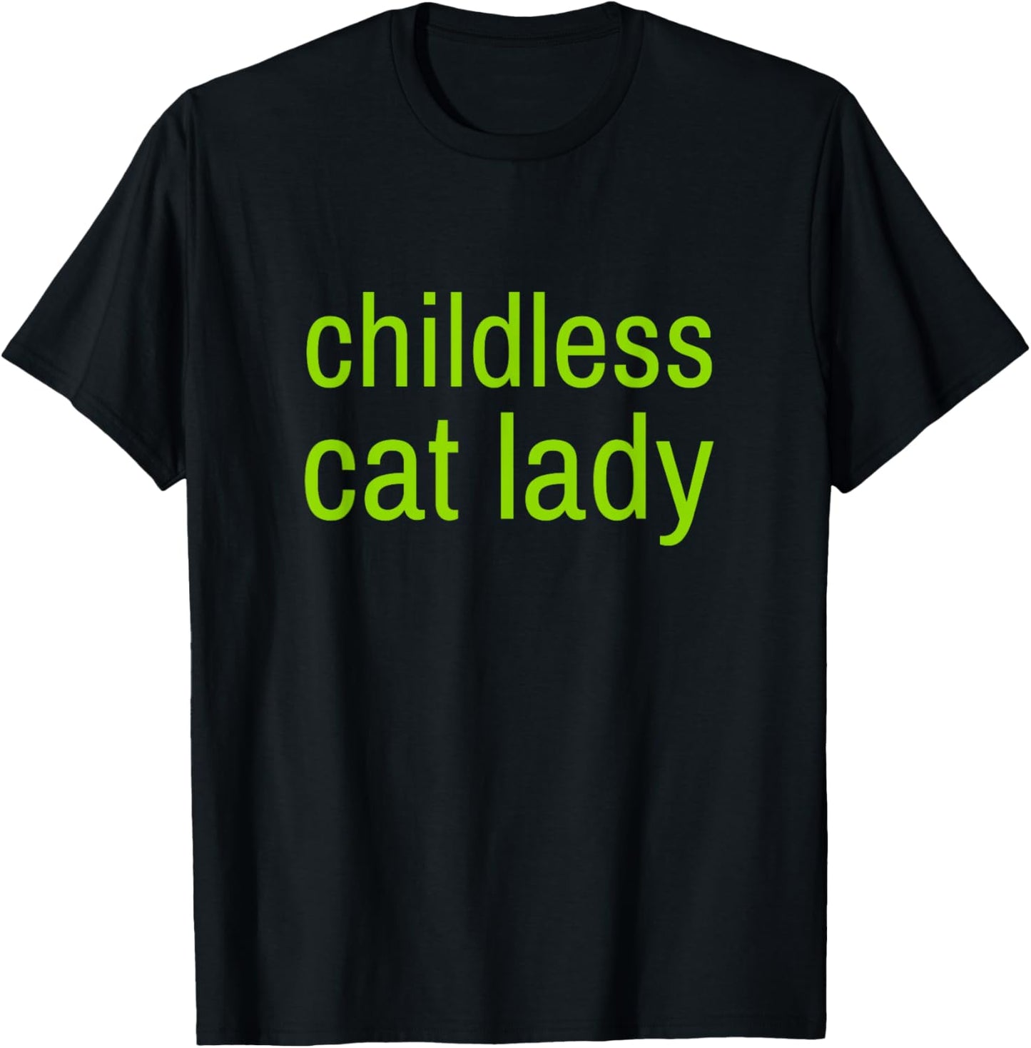 Childless Cat Lady Funny Vote 2024 Madam President Brat T-Shirt