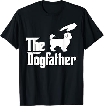 Maltipoo Dog Dad The DogFather Funny Dogs Lovers Men Women Girls Kids T-Shirt