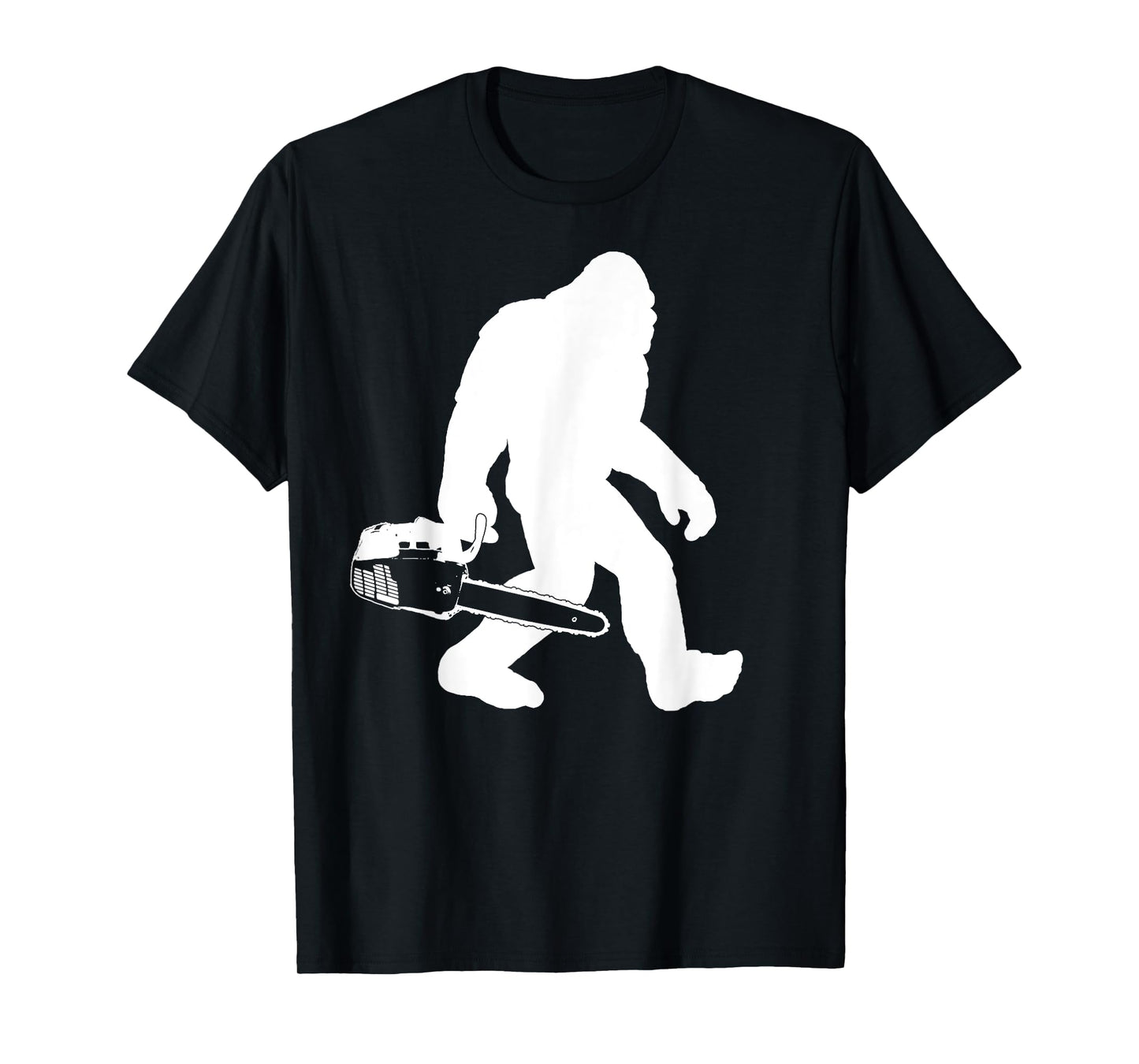 Lumberjack Bigfoot Chainsaw Sasquatch Logger Funny T-Shirt