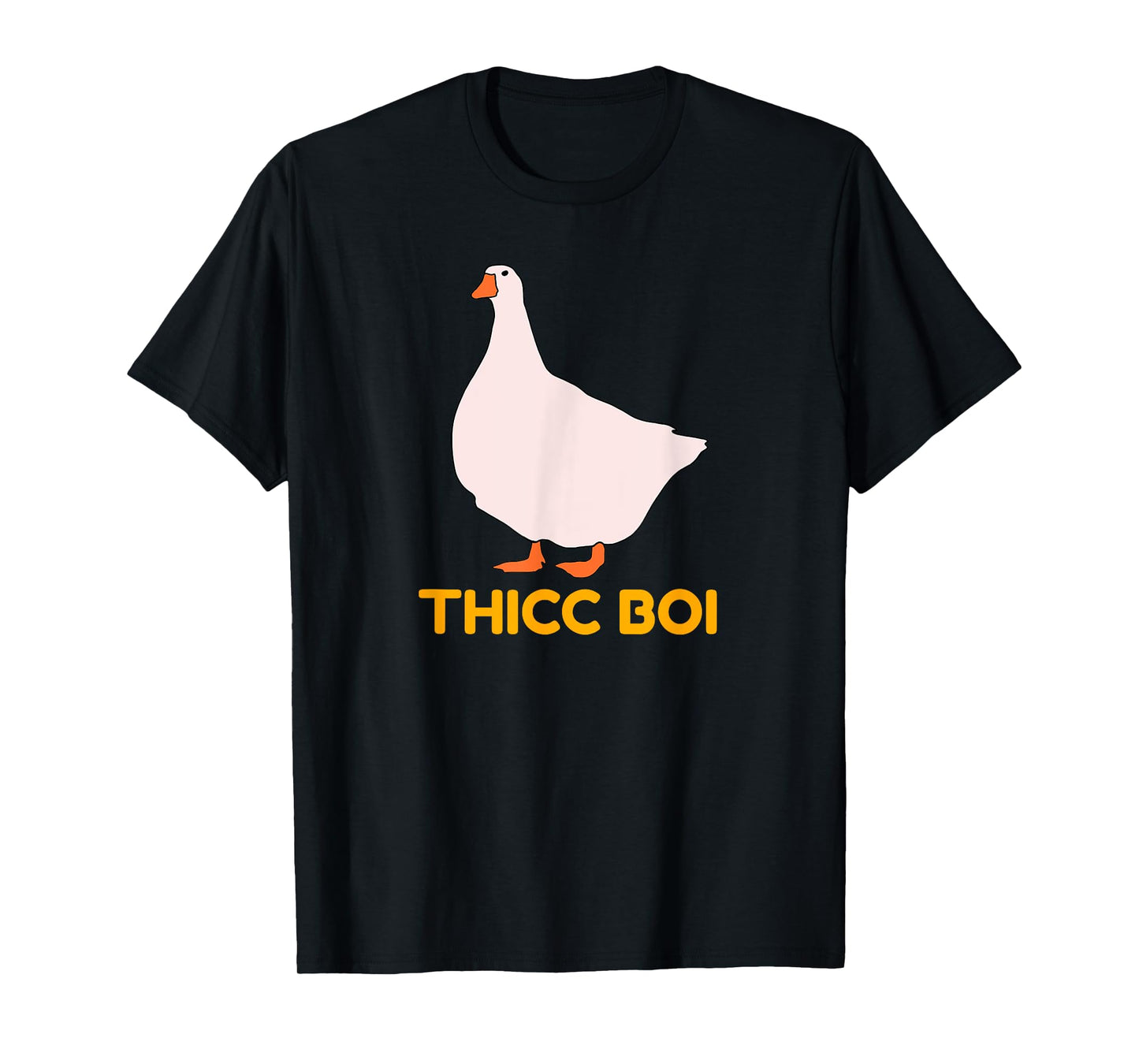 Funny Chunky Animal Chonky Goose Thicc Boi T-Shirt
