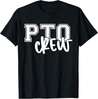 Retro PTO Crew Parent Teacher Organization Back To School T-Shirt