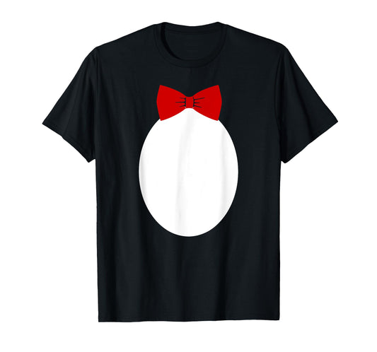 Cute Penguin Belly With Bow Tie T-Shirt