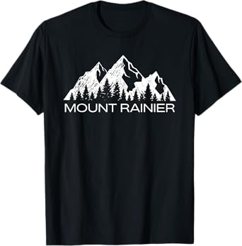 Mount Rainier Shirt Mt Rainier National Park Washington Gift T-Shirt