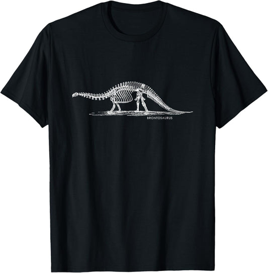 Brontosaurus Dinosaur Skeleton Dino Lover Gift T-Shirt