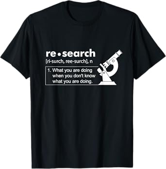 Definition of Research Biology Scientist Natural Science T-Shirt