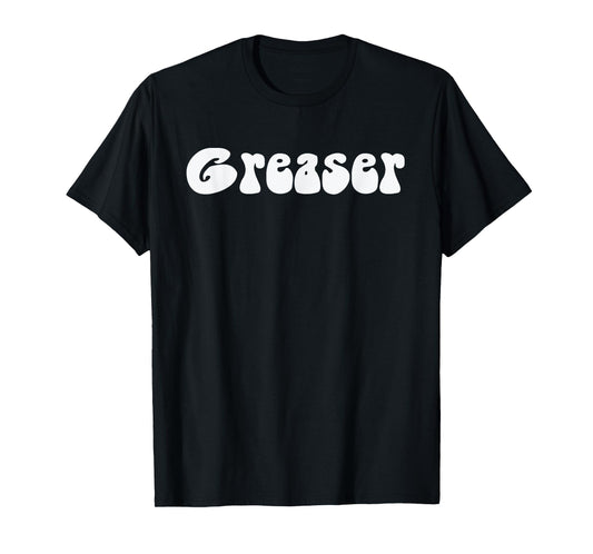 Fun retro 1950's vintage Greaser white text Gift T-Shirt T-Shirt