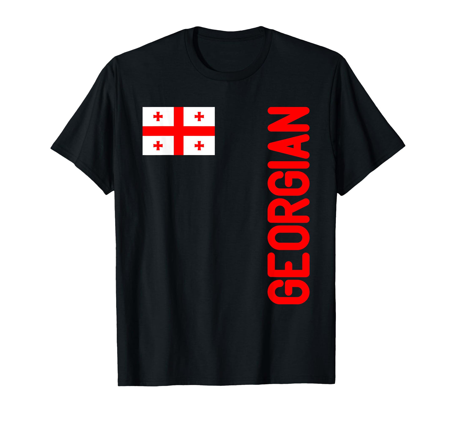 Georgian Flag And Georgia Roots T-Shirt