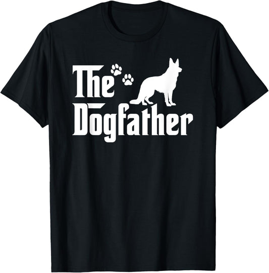 The Dogfather Tee Fathers day Gift Dog Dad German Shepherd T-Shirt
