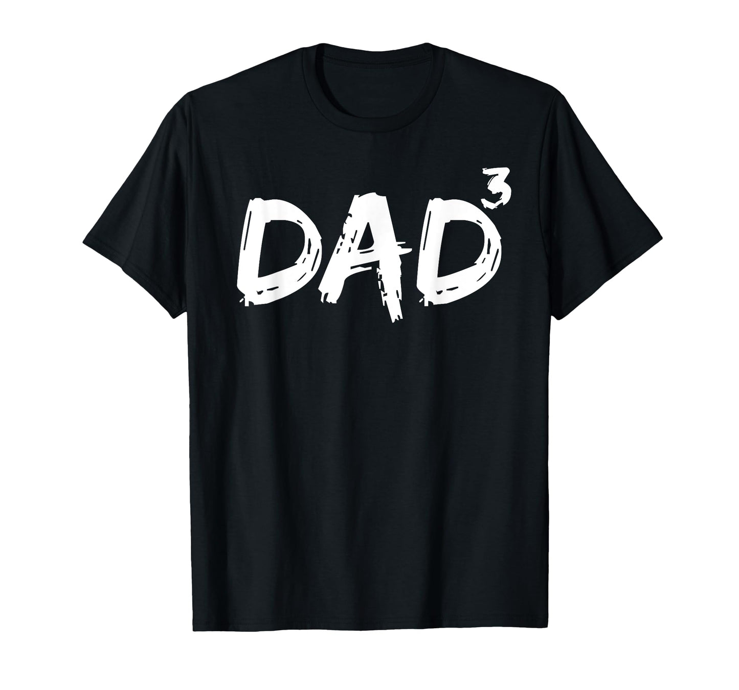 Dad to the Third Power Mens Pregnancy Announcement Dad Cubed T-Shirt