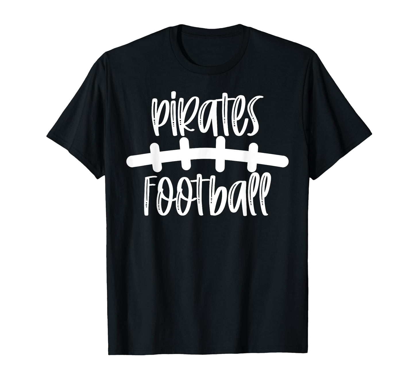 Pirates Football School Spirit Team Mascot Game Night T-Shirt