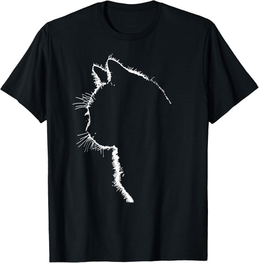 Cat apparel women with Cat Illustration T-Shirt