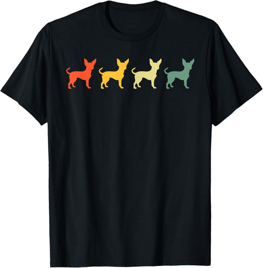Chihuahua Dog Mom Dad Retro Chihuahua T-Shirt