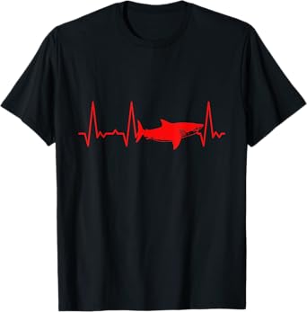 Heartbeat Shark T-Shirt