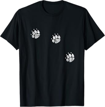 3 Legs Dog Cat Paw Prints Three Legged Tripod Special Dogs Men Women Girls Kids T-Shirt