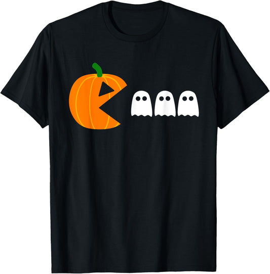 Jack-O-Lantern Gamer, Video Game Boy Girl Gaming Funny T-Shirt