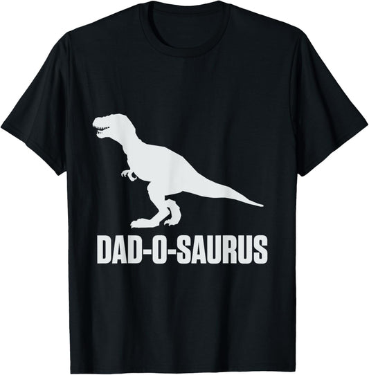 Dad-O-Saurus Dinosaur Birthday Gift for Father with Rex T-Shirt
