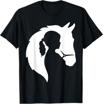 Horse Girl Equestrian Gifts Teenager Kids Horseback Rider T-Shirt