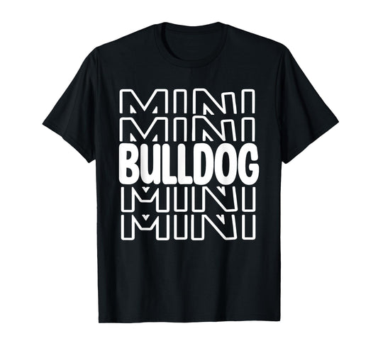Bulldog Mini Mascot Matching Family School Spirit Team Shirt T-Shirt